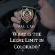 What is the Legal Limit in Colorado? 